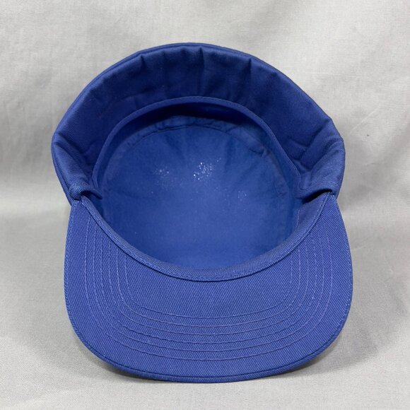 Vtg Farm Bureau Co Op Ear Flaps Fitted 7 3/8 Hat Cap Blue Agriculture Rancher - Picture 15 of 16